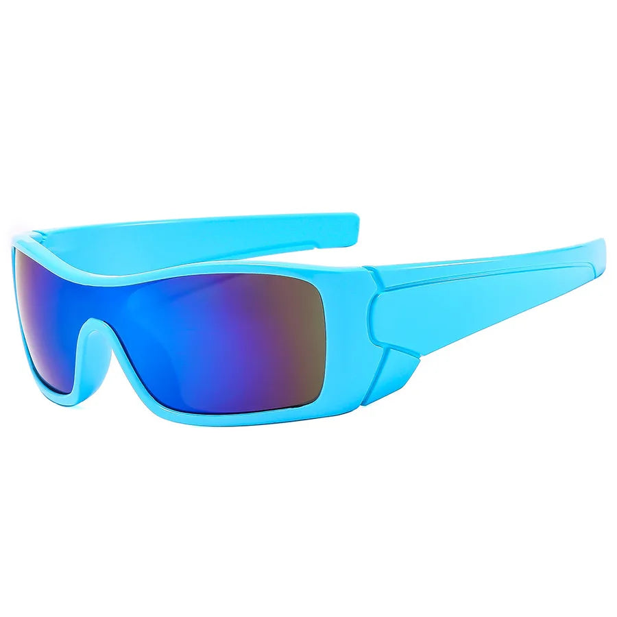 elegant simple style gradient color solid color pc square full frame men's sunglasses