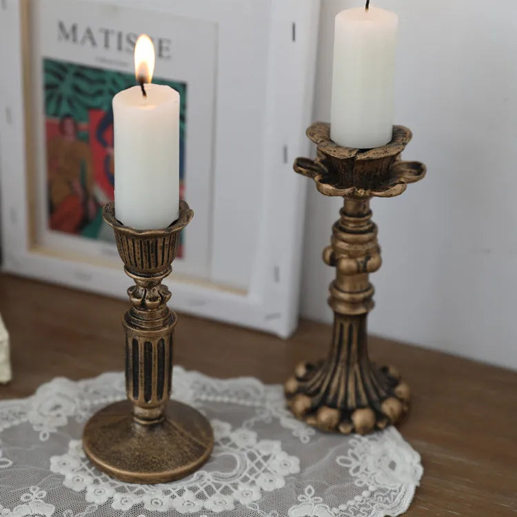 European-style Classical Aromatherapy Candle Holder Decoration Ornaments Bar Restaurant Decorations European-style Retro Nostalgic Shooting Props