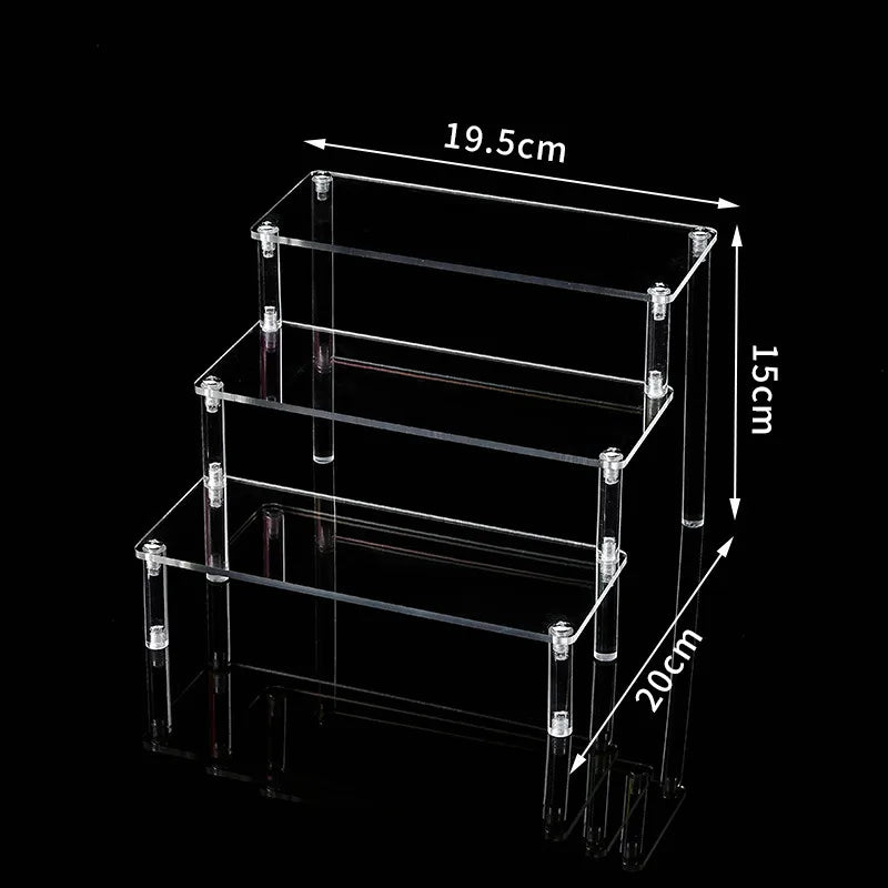 1 Piece Arylic Simple Style Transparent Jewelry Display