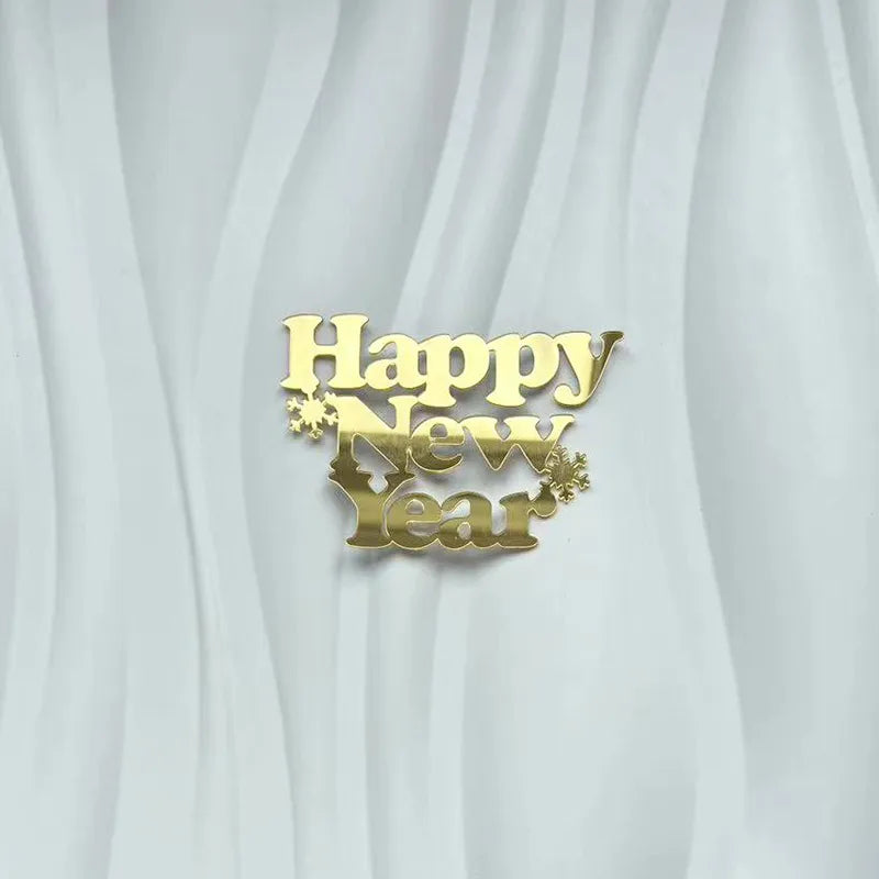 Christmas New Year Casual Elegant Lady Letter Plastic Holiday Banquet Selfie Cake Decorating Supplies Party Supplies Cake Decorating Supplies 1 Piece