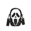 Halloween Women's Pu Leather Ghost Punk Zipper Square Bag