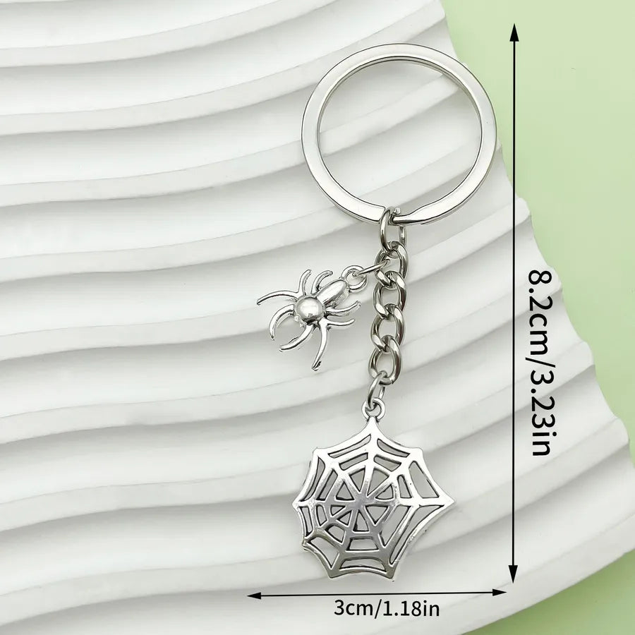 Halloween Ghost Cartoon Couple Car Keychain Pendant Ring Creative Personalized Alloy Bag Decorations Small Hanging Ornaments