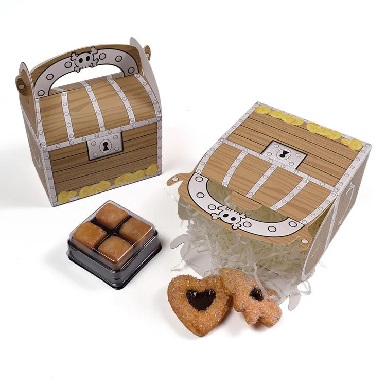 Cute Treasure Box Paper Casual Gift Wrapping Supplies Gift Box Party Supplies Gift Wrapping Supplies 1 Piece