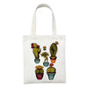 women's simple style artistic animal mushroom butterfly shopping bags