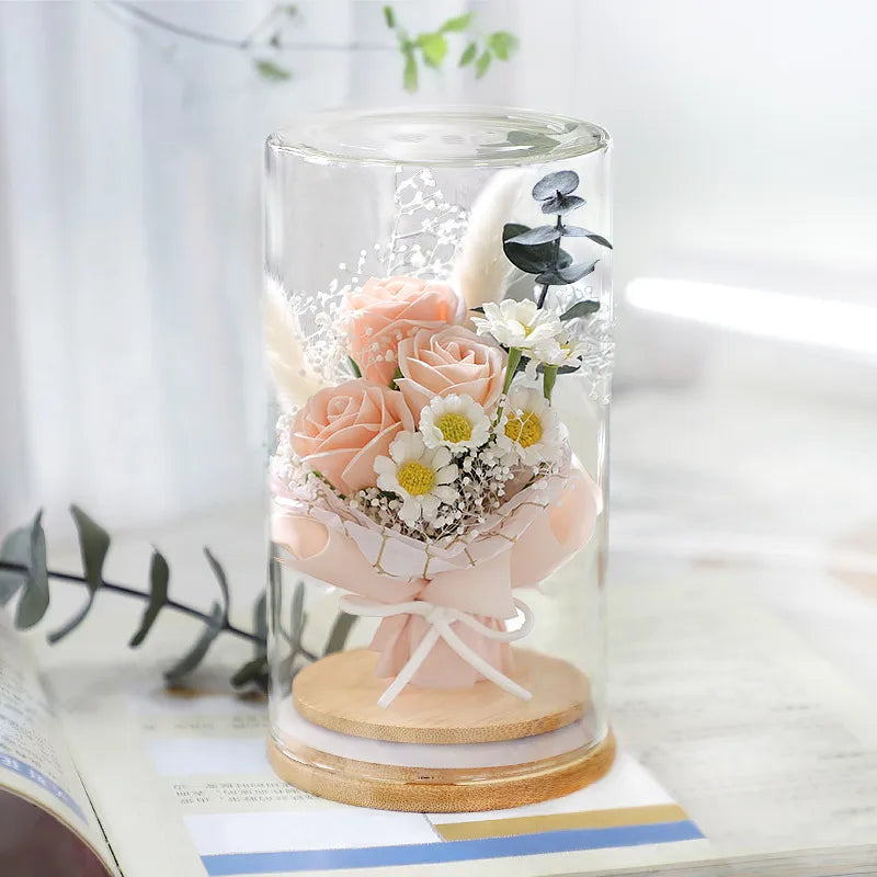 Valentine'S Day Romantic Multicolor Soap Flower Artificial flowers