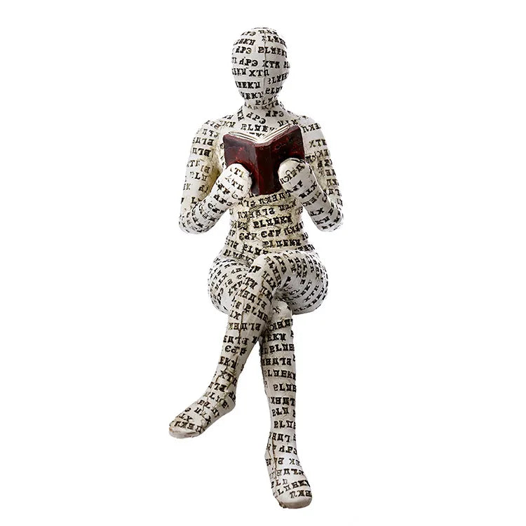 retro simple style artistic portrait resin ornaments artificial decorations