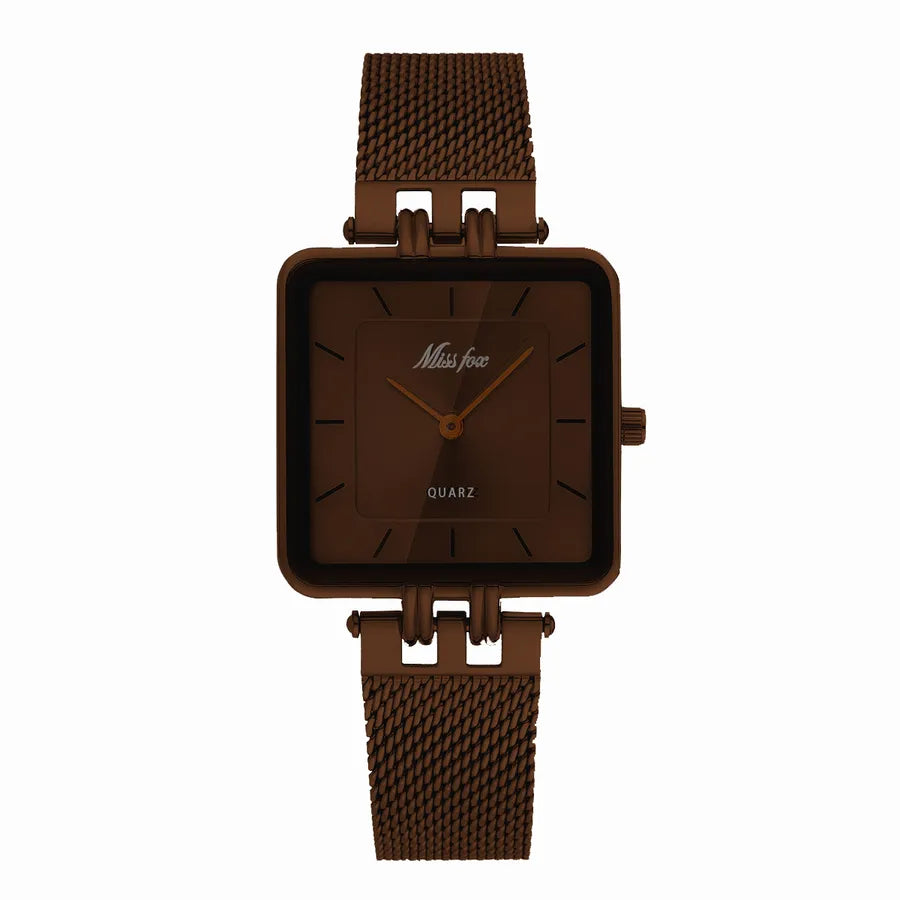 Retro Classic Style Solid Color Buckle Quartz Men's Watches