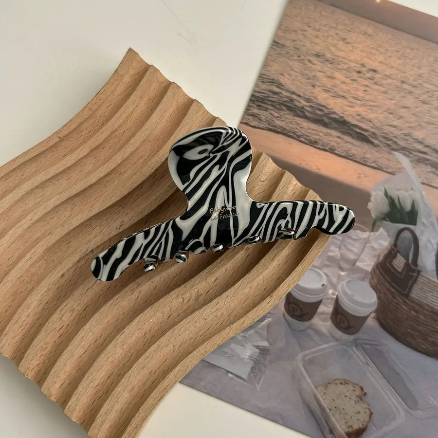 French Gradient Smokey Hair Claw Clip Acetate Half Updo Shark Clamp New  Stylish Hair Accessories Women's Headwear