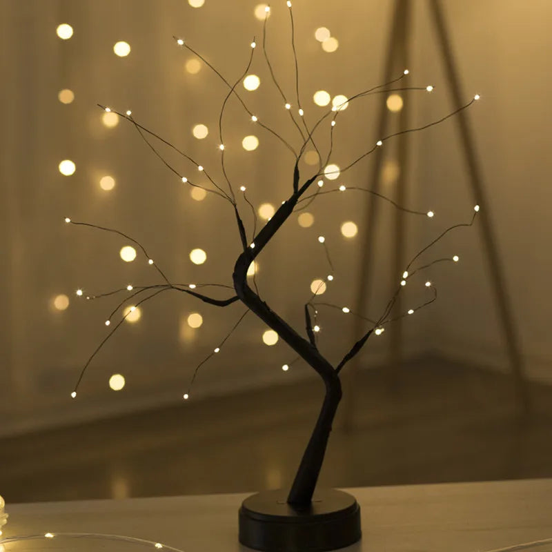 Christmas Retro Simple Style Star Tree Plastic Indoor Party Lightings