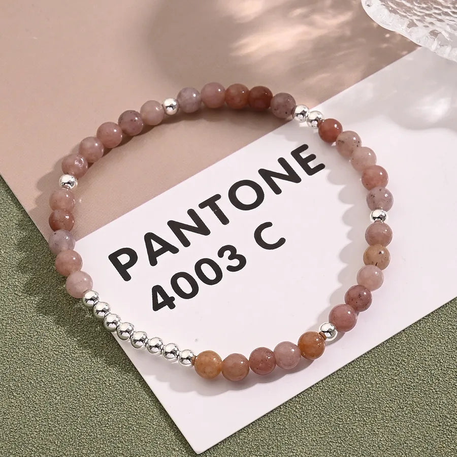 Casual Elegant Simple Style Simple natural stone Bracelets In Bulk