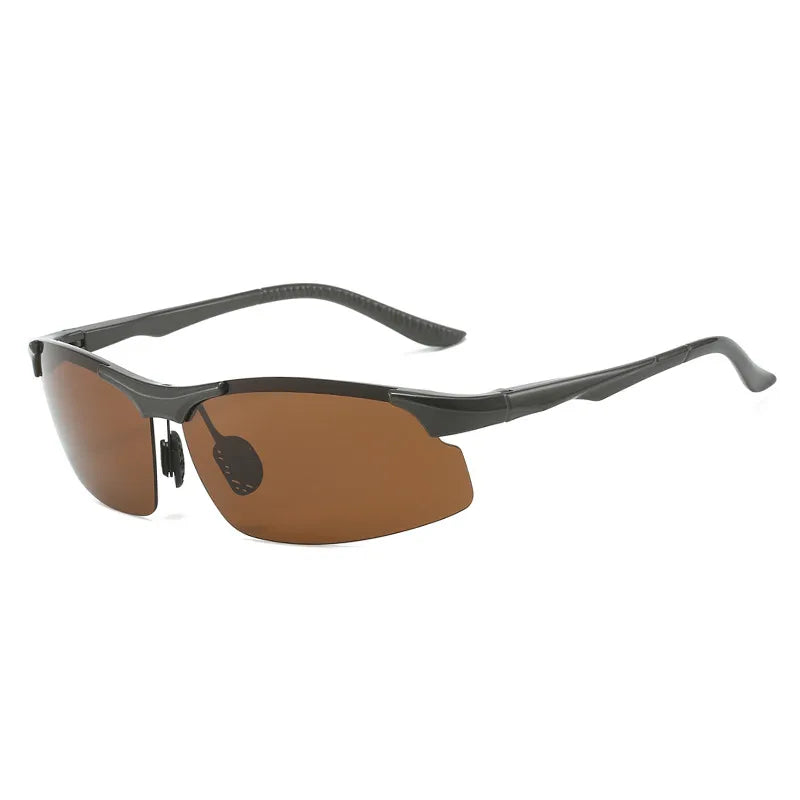 Modern Style Classic Style Sunglasses Pc Square Half Frame Men's Sunglasses