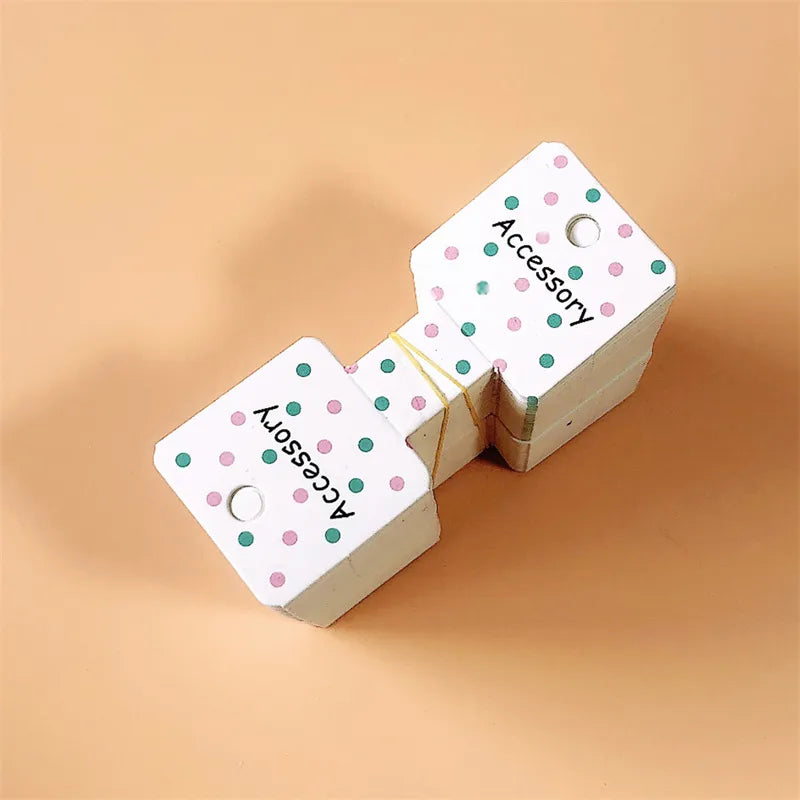 simple style letter paper jewelry packaging bags