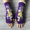 Women's Vintage Style Classic Style Printing Flower Gloves