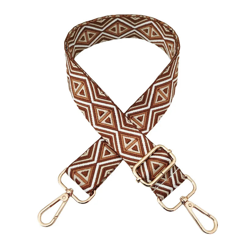 Polyester cotton Geometric Bag Strap