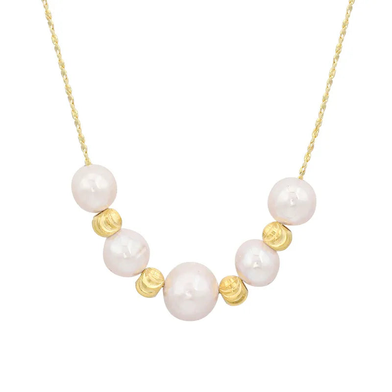 freshwater pearl very fine necklace s925 silver necklace wholesale