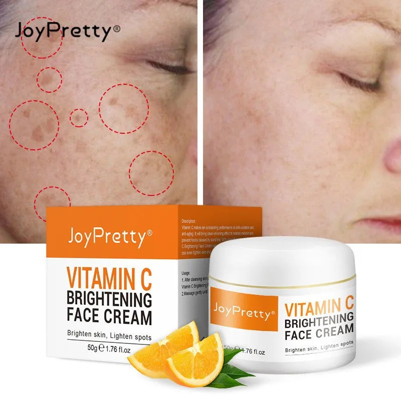JoyPretty Vitamin C Cream Face Hydrating Moisturizing Brightening Skin Color Vitamin VC Cream  Wholesale