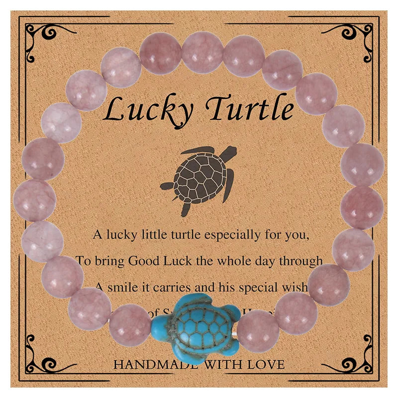 Casual Cute Tropical Tortoise natural stone Bracelets In Bulk