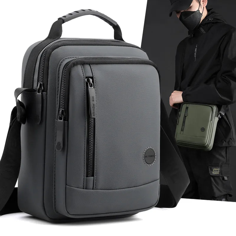 Basic Solid Color Zipper Functional Backpack