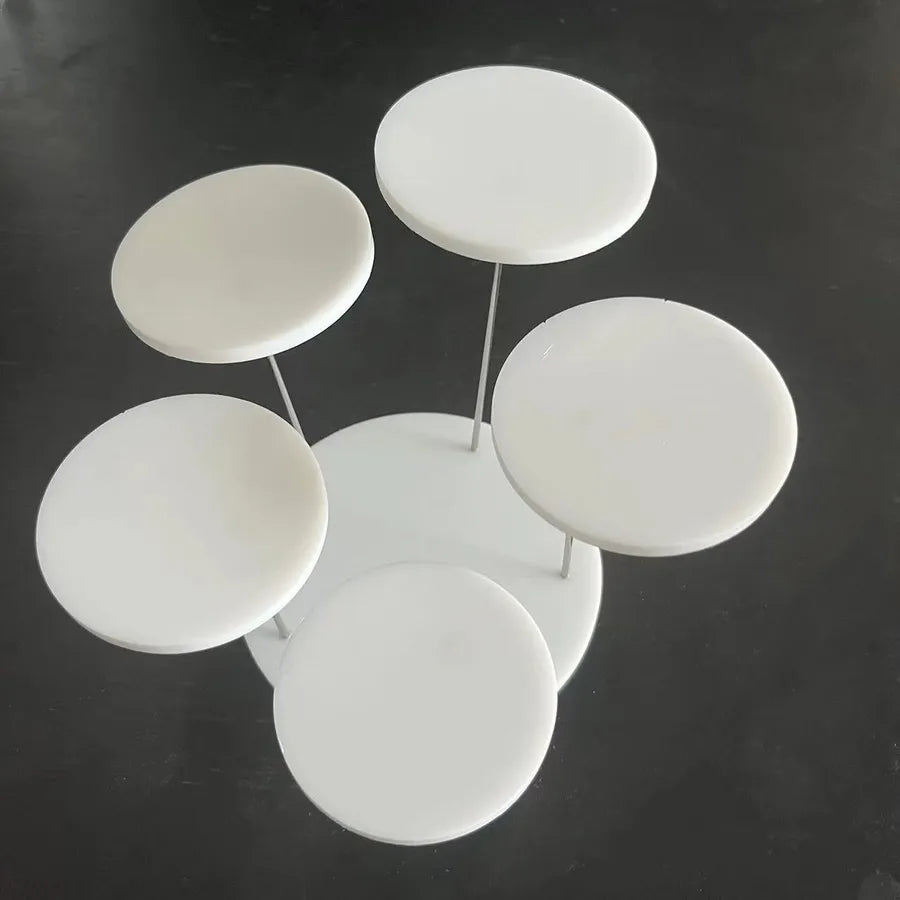Hot acrylic ring jewelry display stand round jewelry rotating ring display stand exhibition stand