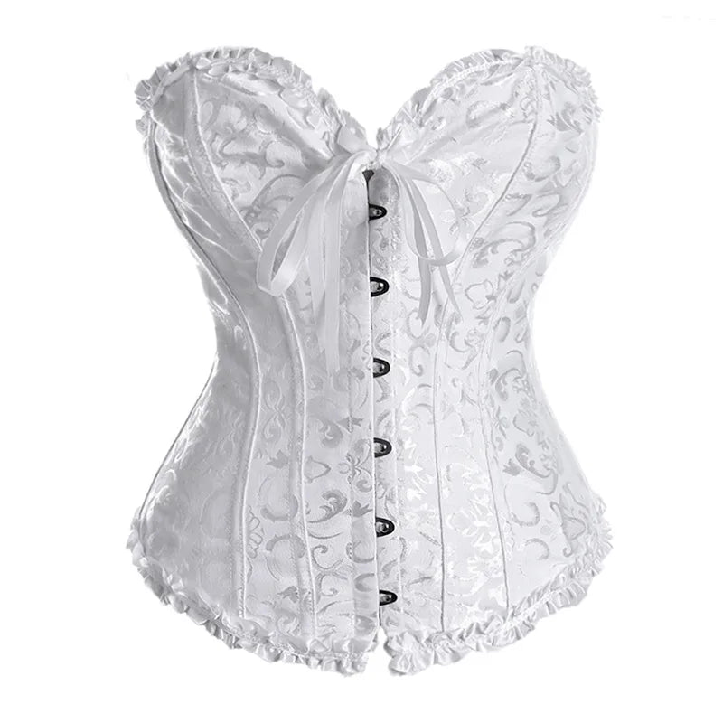Lace Tube Bra Stereotype Tummy Control Gather Shaping Underwear