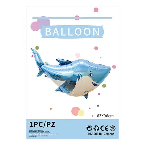 cartoon style cute animal mermaid aluminum film holiday party balloons