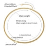 Wholesale Jewelry Simple Style Classic Style Cool Style Letter 304 Stainless Steel 18K Gold Plated Plating Cuban Link Chain Curb Chain Necklace