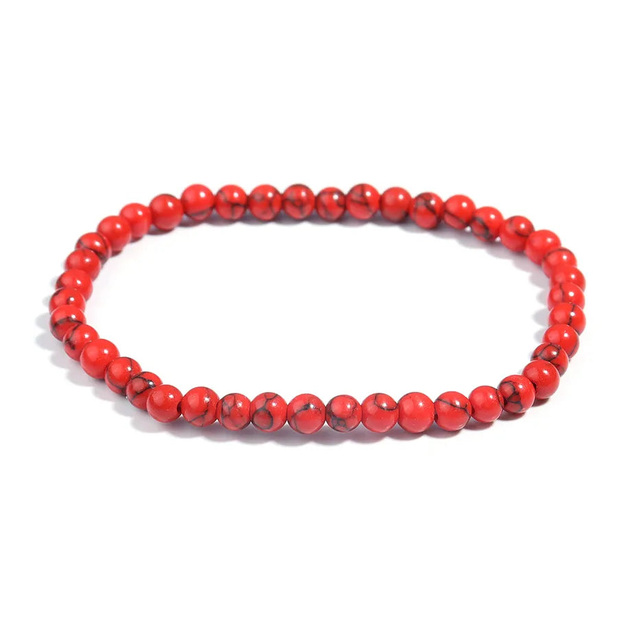 Accessories New Products  Explosions Natural Red Pine Stone Beaded Bracelet Student Tray Play Bracelet Wholesale Foreign Trade