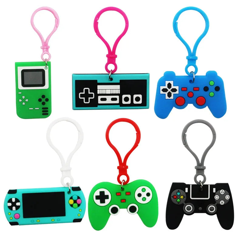 cute game console pvc keychain