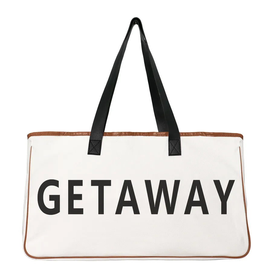 women's fashion letter canvas shopping bags