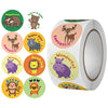 500 stickers/roll stickers reward encouraging stickers children inspirational kindergarten primary school little red flower cute animal labels