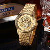 NARY/Nairui Jinlong Watch Stainless Steel Strap Waterproof Hollow Automatic Mechanical Dragon Watch 18028