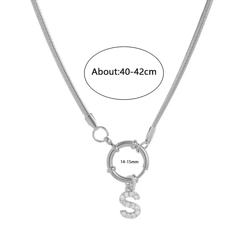 Wholesale Jewelry Vacation Classic Style Pentagram Heart Shape 302 Stainless Steel 18K Gold Plated snake chain Pendant Necklace