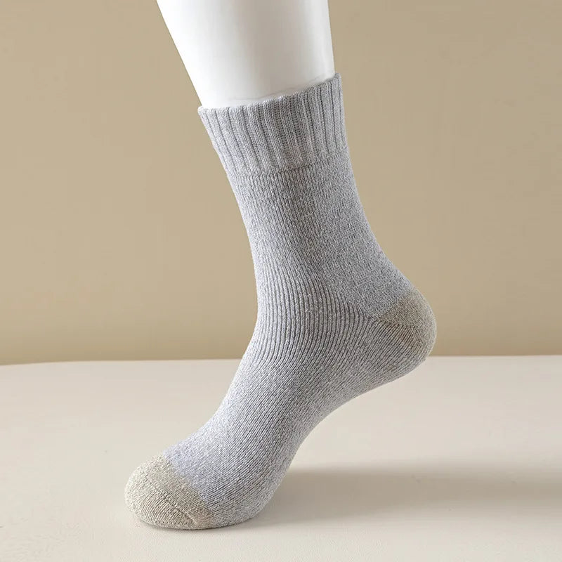 men's retro stripe solid color cotton ankle socks 1 set