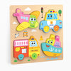 Mengshi Early Education Wooden Puzzle Baby Children Handmade Animal Shaped Gift Toy Educational Plaything For Toddler Kids