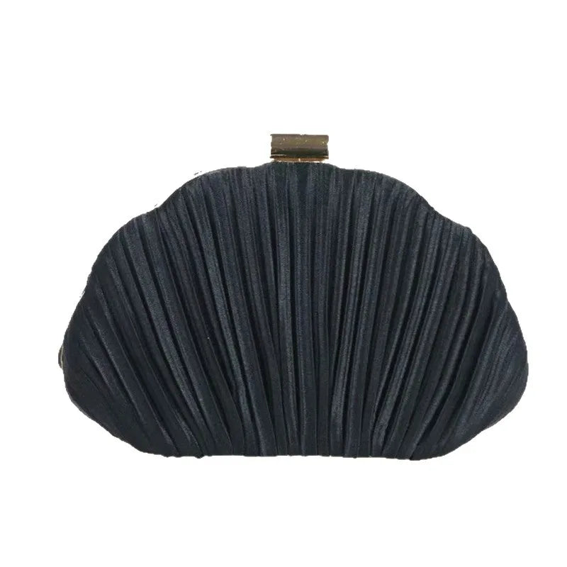 Elegant Evening Clutch Bag For Women Chinese Style Cheongsam Handbag Fashionable Printed Polyester Oval Shaped Box Bag