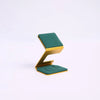 1 Piece Microfiber Aluminium Alloy Elegant Modern Style Geometric Jewelry Display Jewelry Rack