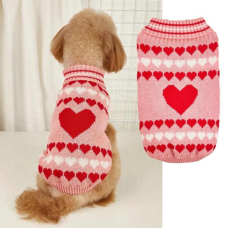 Cute Acrylic Valentine'S Day Heart Shape Pet Clothing