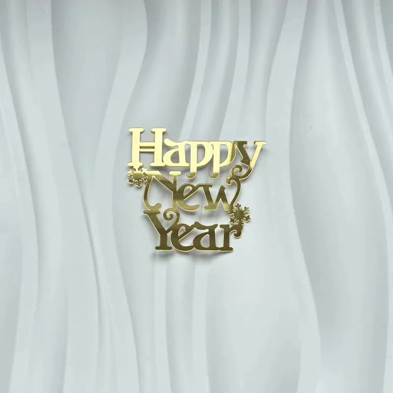 Christmas New Year Casual Elegant Lady Letter Plastic Holiday Banquet Selfie Cake Decorating Supplies Party Supplies Cake Decorating Supplies 1 Piece