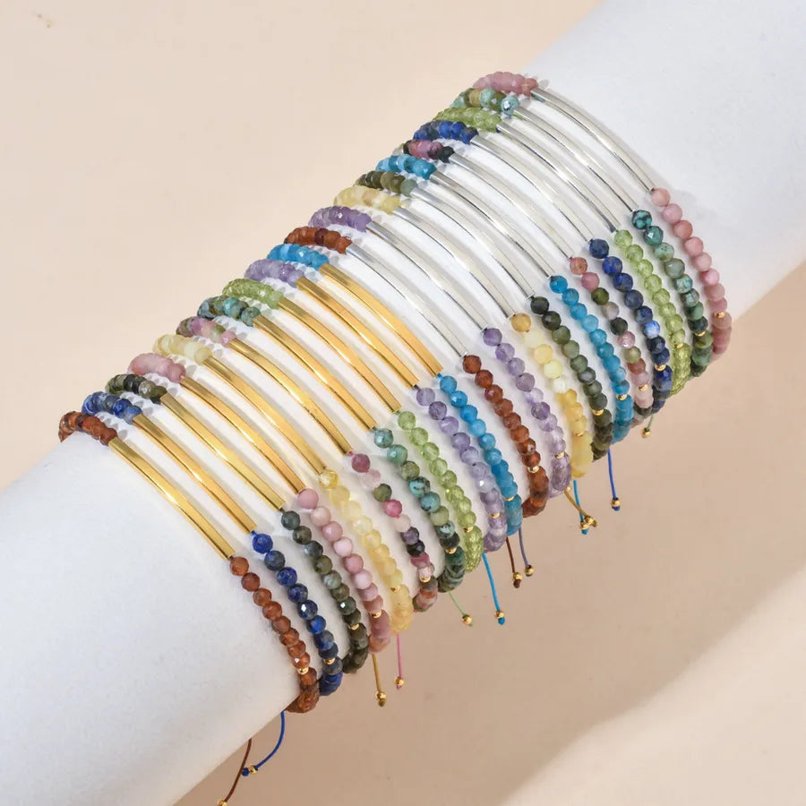 Casual Geometric natural stone Copper None Bracelets In Bulk