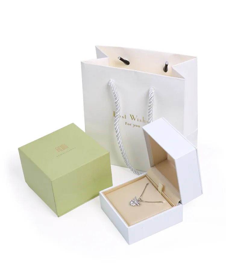 1 Piece 1 Set Paper Elegant Simple Style Daily Date Letter Jewelry Packaging Bags Jewelry Boxes