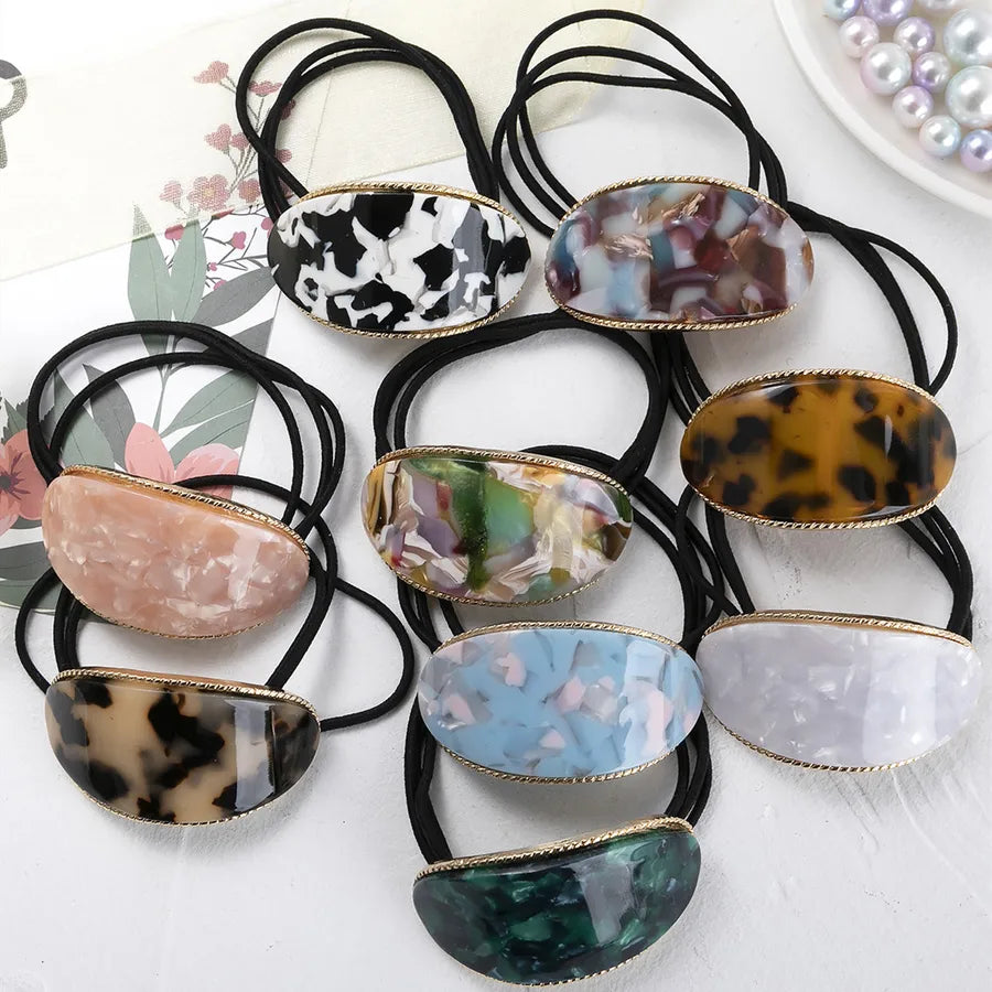 Elegant Women's Geometric Plastic/Resin Hair Tie