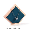 Simple Style Hexagon solid wood Patchwork Jewelry Display