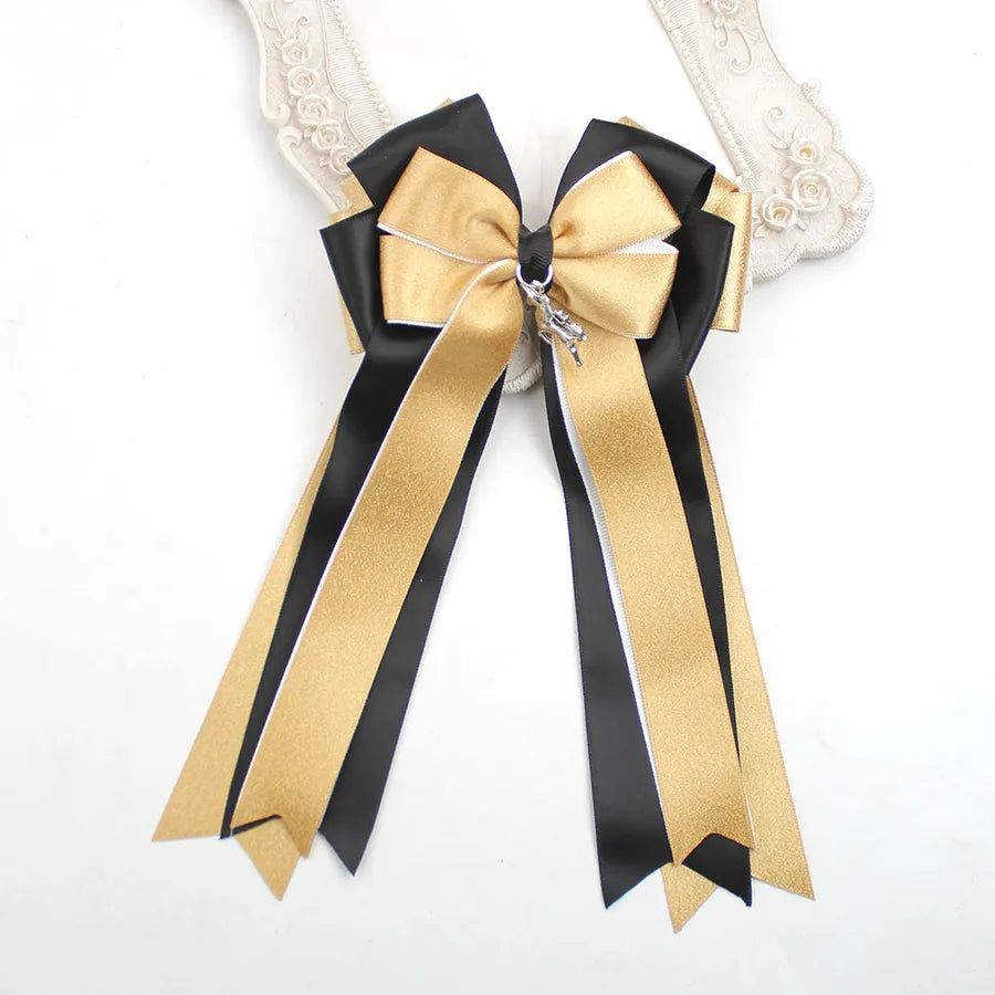 Equestrian Competition Bow Four-layer Ribbon Heavy Industry Hair Accessories Headwear Children Girl Horse Riding Hair Accessories