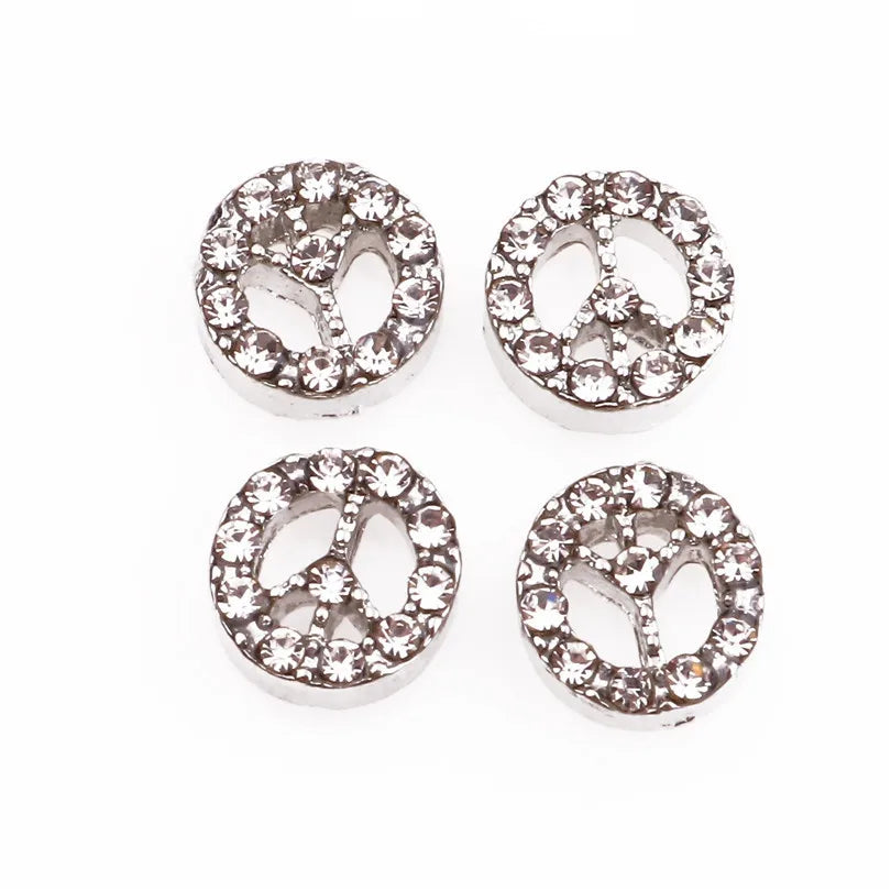 20 PCS/Package Alloy Color Block Pendant