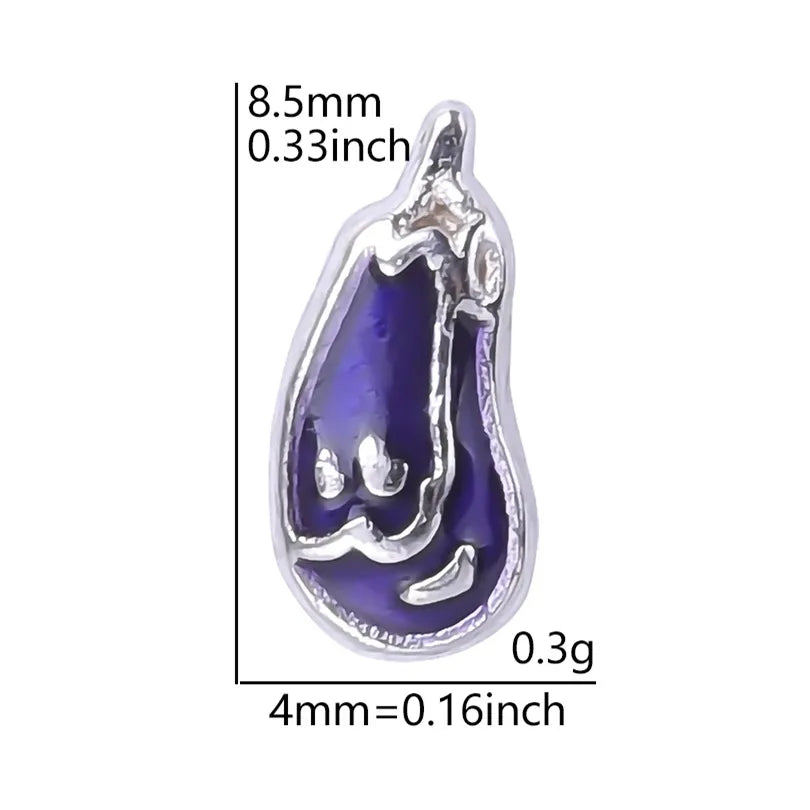 20 PCS/Package Alloy Color Block Pendant