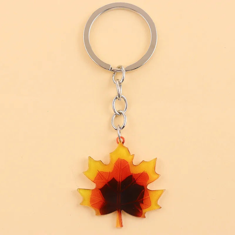 Cartoon Acrylic Keychain Color Block Spider Bat Design Cute Style Personality Hanging Ornament Accessories Halloween Series
