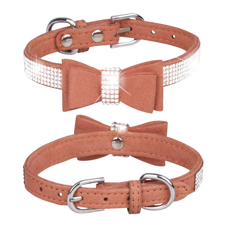 1 Piece All Seasons Simple Style Classic Style Microfiber Solid Color Pet Collar