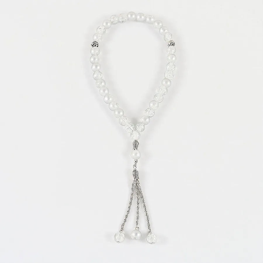 Classical Handmade Round Alloy Glass Wholesale Rosary Bracelets