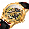 New forsining  wind race men's fashion casual hollow waterproof manual mechanical watch wholesale