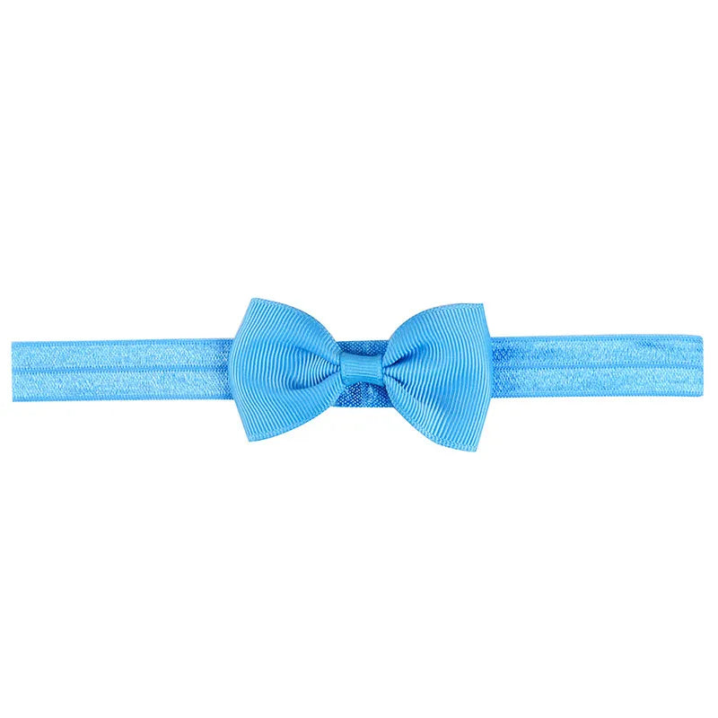 Explosive New Hairband Simple  Kidsren's Multi-color Optional Bow Rib Single Knot Headband  Hot Sale